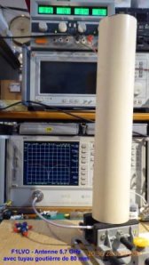 Antenne 5,7 GHz avec tuyau de gouttière de 80 mm-1